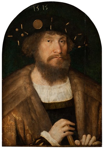 Porträt des dänischen Königs Christian II., 1514-15 von Michiel Sittow